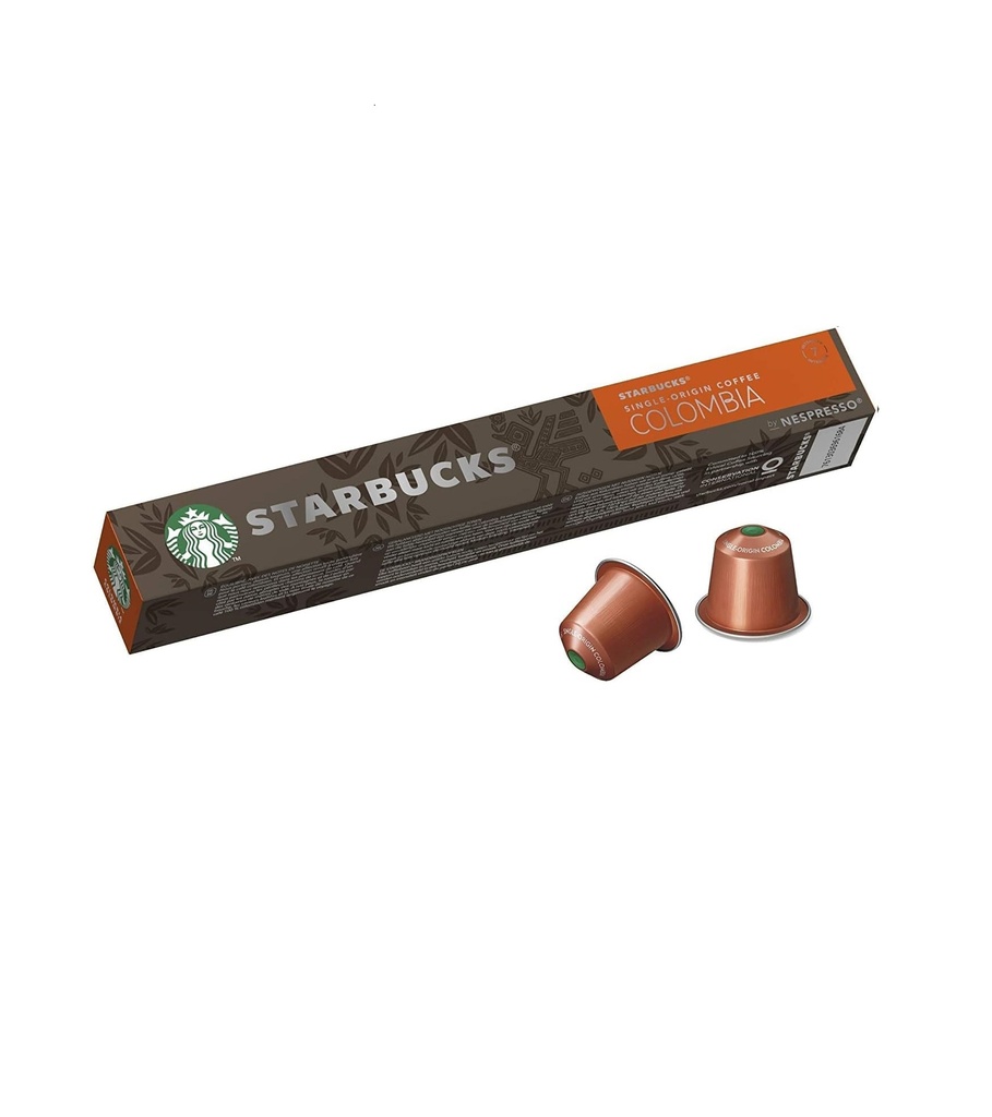 Café Nespresso : STARBUCKS COLOMBIA (10 capsules)