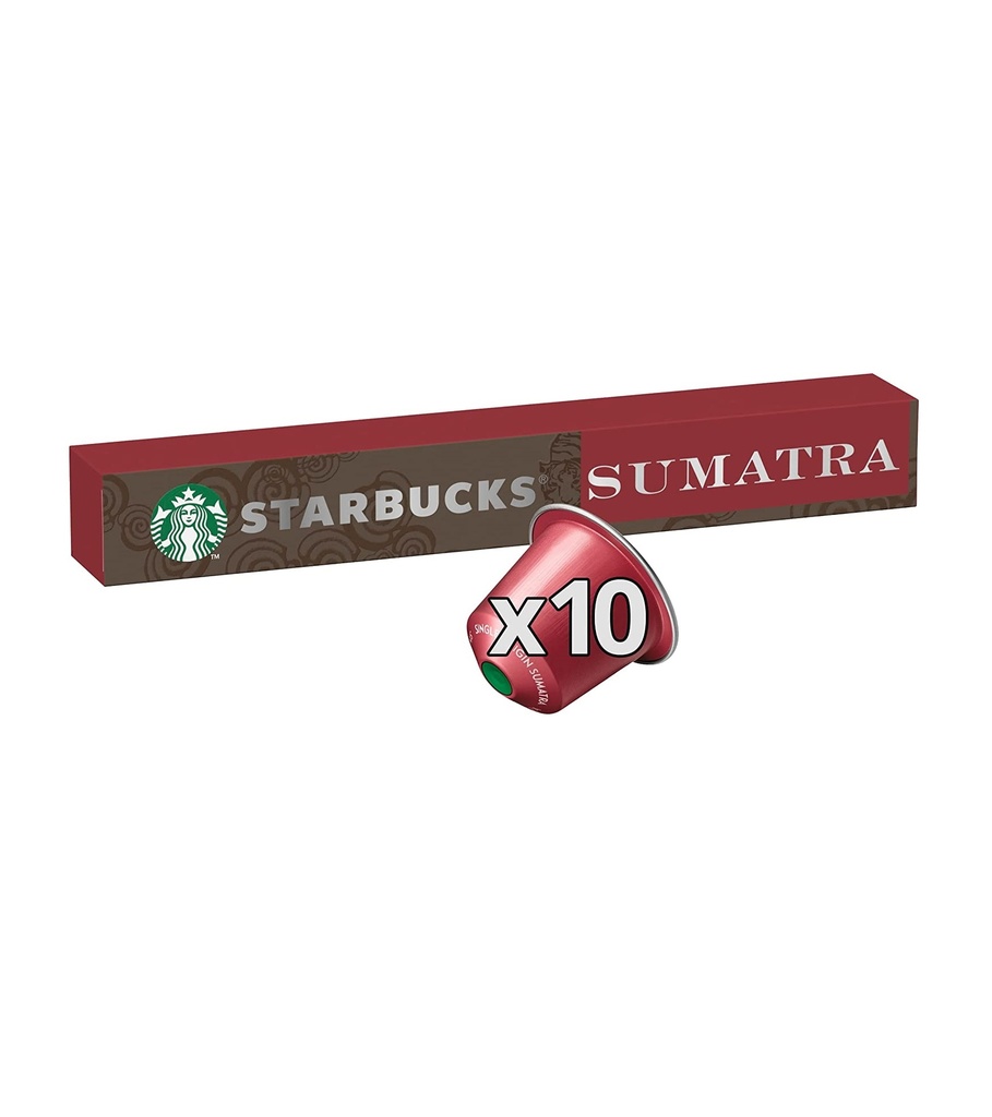 Café Nespresso : STARBUCKS SUMATRA (10 capsules)