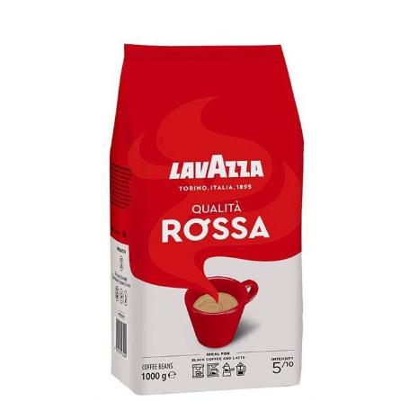 Café en grain : Lavazza café (Qualita Rossa) 1kg 