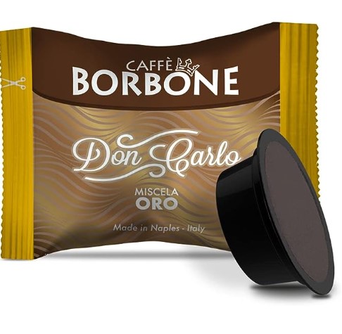 Café A Modo Mio : CAFFE BORBONE (Miscela ORO) (100 capsules) 