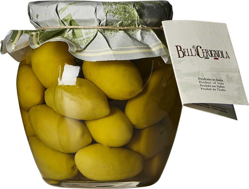 Green "Bella di Cerignola" Olives (Puglia) 580g