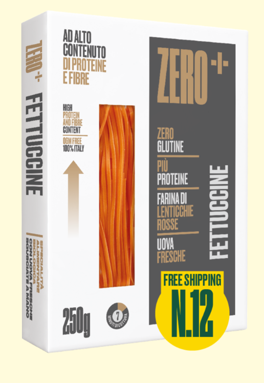 Fettuccine Zero Piu red lentils-BIO (Marche) 250g