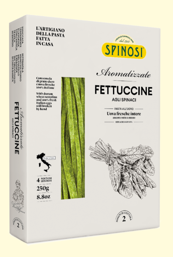 Fettuccine aux œufs et épinards (Marche)  250g