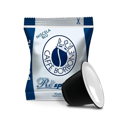 [Ref0066] Coffee Nespresso : CAFFE BORBONE (Miscela Blu - Blue Blend ) (100 capsules)