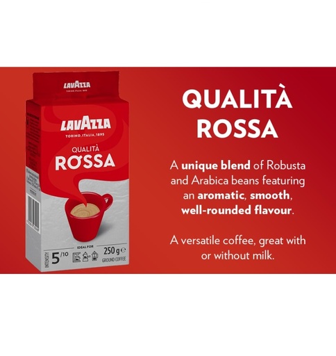 [Ref0071] Café moulu : Lavazza ( qualité rouge )