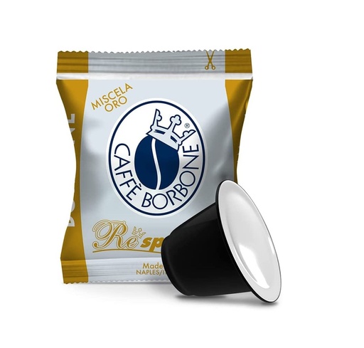 [Ref0106] Café Nespresso : CAFFE BORBONE (Miscela Oro) (100 capsules)