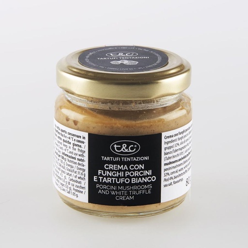 [Ref0215] Crème de cèpes et truffe blanche (Marche) 80g