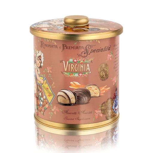 [Ref0355] ​Orange and Dark Chocolate Amaretti - Biscottiera (Liguria) 220g